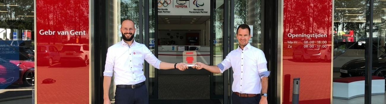 Banner Van Gent wint Toyota Ichiban Award