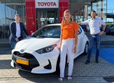 Afbeelding Olympiër Simone van de Kraats rijdt nieuwe TeamNL Toyota 