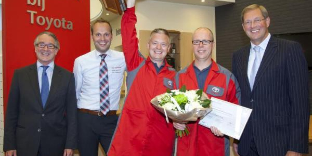 Wim van de Ven beste Toyota monteur van NL!