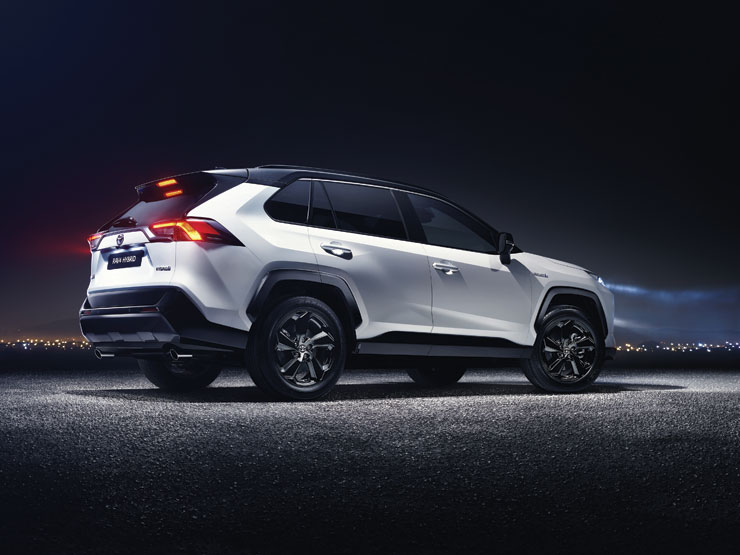 RAV4 2019 zijaanzicht